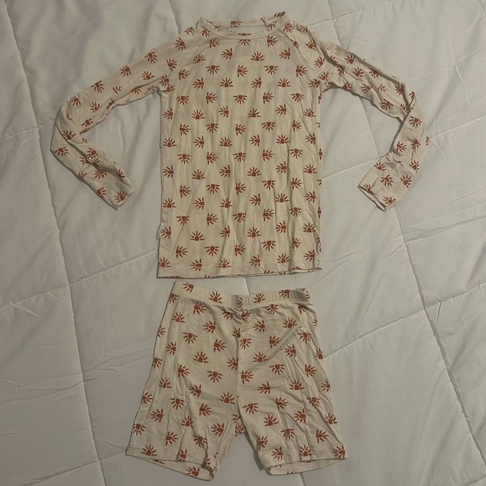 Small shop sunshine dreams bamboo pajama set
